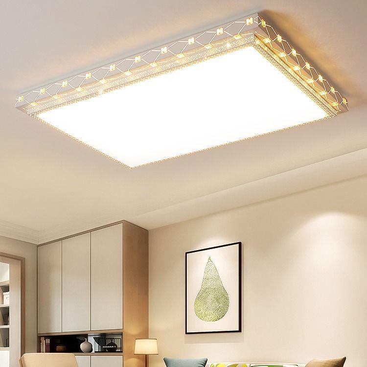 LED Ceiling Light: Simple, Atmospheric Round Fixture for Living Room, Dining Room, Study, and Bedroom.