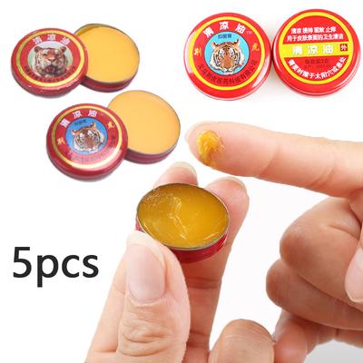 5 unidades de bálsamo de tigre para picaduras de insectos, aceite refrescante, crema para el dolor de cabeza, alivia la picazón