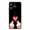 Black Silicone Case For Realme Narzo N61 Case N 61 Funda Cartoon Cat Soft Back Cover For Realme Note 60 Phone Case Shells Coque