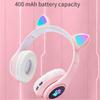 Wireless Luminous Cat Ear Bluetooth Headset