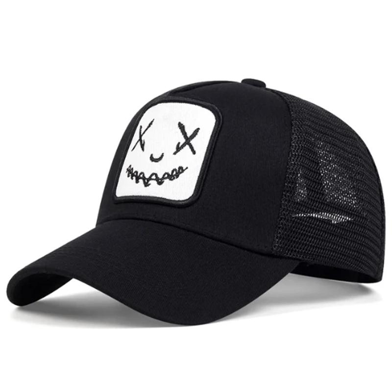 

1Piece Unisex Xx Embroidery Lovely Baseball Net Hat Outdoor Adjustable Sunscreen Leisure Hat Spring Summer Travel Beach Vacation