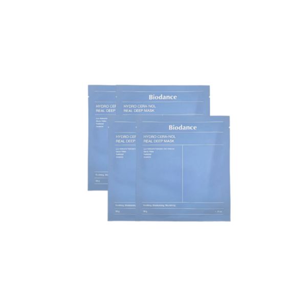 Biodance Hydro Cera-nol Real Deep Mask 34g x 4ea - Intensive Barrier Repair & Soothing