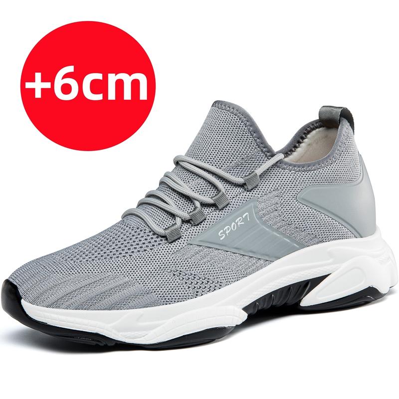 Fashion Summer Sports Inner Heightening Shoes Sneakers Men Elevator Shoes Height Increasing Shoes for Man Insoles 8CM Hidden Heels