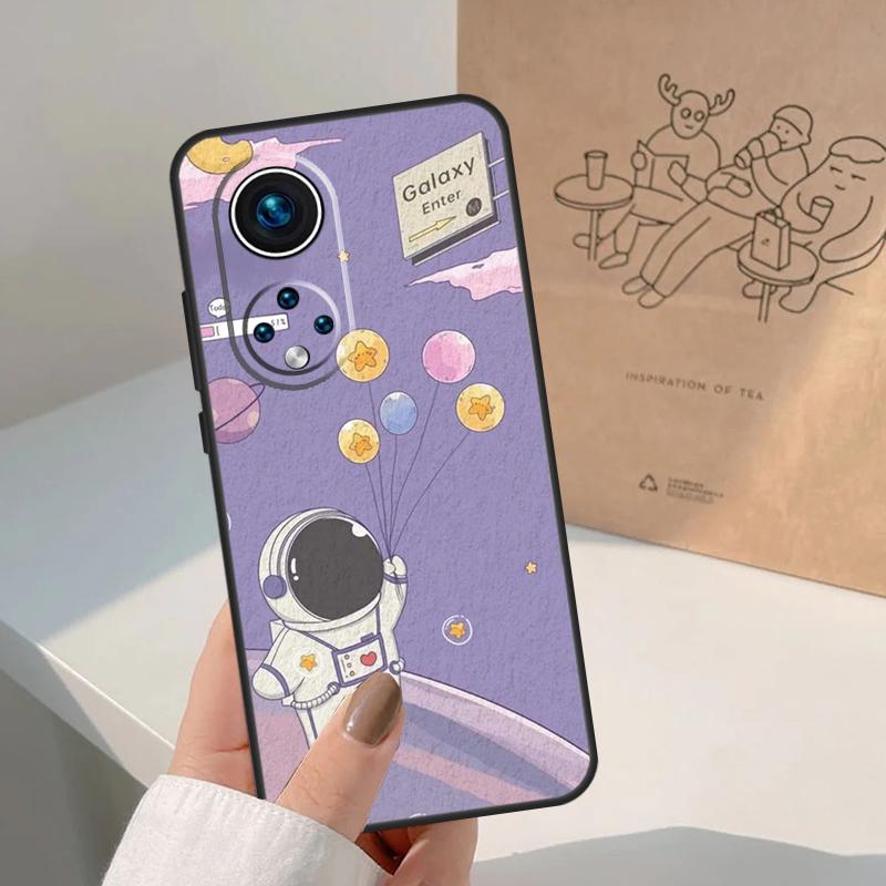 Star Astronaut Cute For Huawei P20 P30 P40 P60 Pro P Smart Nova 9 5T Honor 70 90 50 Magic5 Lite X7a X9a X8a Case