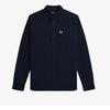 Fred Perry Long Sleeve Oxford Shirt Navy Afpm2435516 608