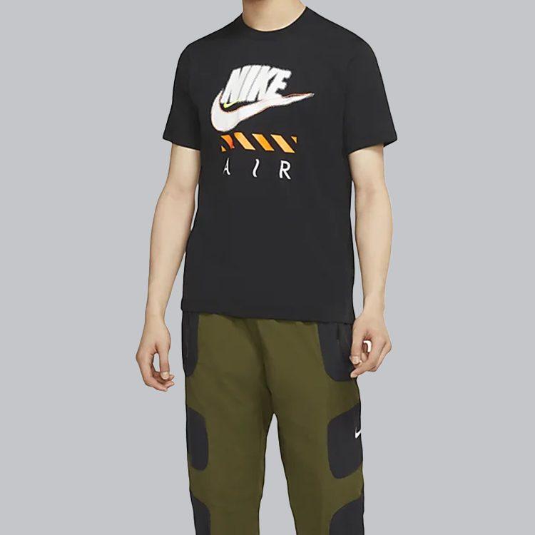 Nike T Shirts Men's Crew Neck Moderate Straight Fit CT6533-010