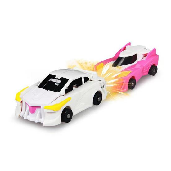 2Pcs/Set Transformable Flying Horse Car Toy Collision Deformation 2-In-1 Mini Vehicle Educational Transforming