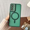 Luxury Matte Magnetic Case For Samsung Galaxy S23 S24 S25 Ultra Plus A56 A55 A36 A35 A26 A16 A15 A06 A05 Wireless Charge Cover
