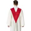 Plain Design V Stole V Shape Graduation Stole Fashion Choir Stole  Unisex