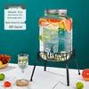 Nielxin Glass Refrigerator Beverage Dispenser with Faucet