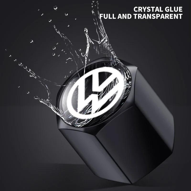 2026 Heiß Für Volkswagen VW Auto Zubehör Metall Rad Reifen Ventilkappen Mit Schraubenschlüssel Schlüsselanhänger Für Volkswagen Golf Jetta Tiguan Tou