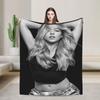Sydney Sweeney Blanket Super Soft Fashion Plush Throw Blanket For Girls Boys Bedroom Flannel Bedspread Bed Cover
