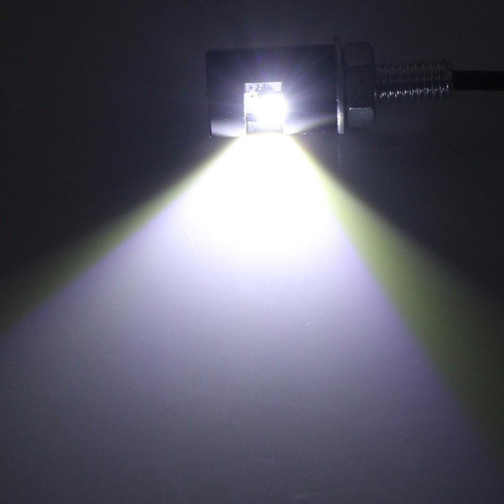 1 Pair 12V LED 5630 SMD Auto Tail Front Screw Bolt Bulbs Lamps Light Source Car Motorcycle Number License Plate Lights