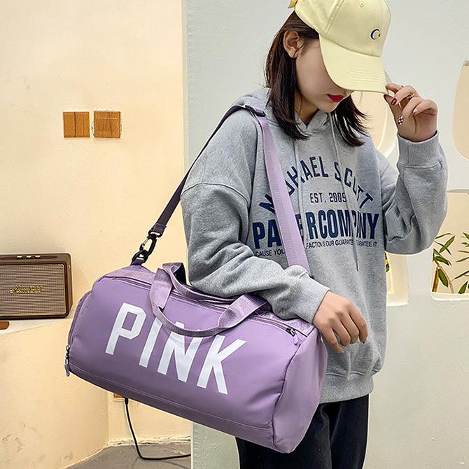 Krótka torba fitness z niezależną przegrodą na buty, torba podróżna na mokre i suche rzeczy, torba sportowa do pływania, jogi