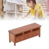 Miniature TV Cabinet Simulation Drawers Design Decorative Wooden Furniture Model for 1Celsius12