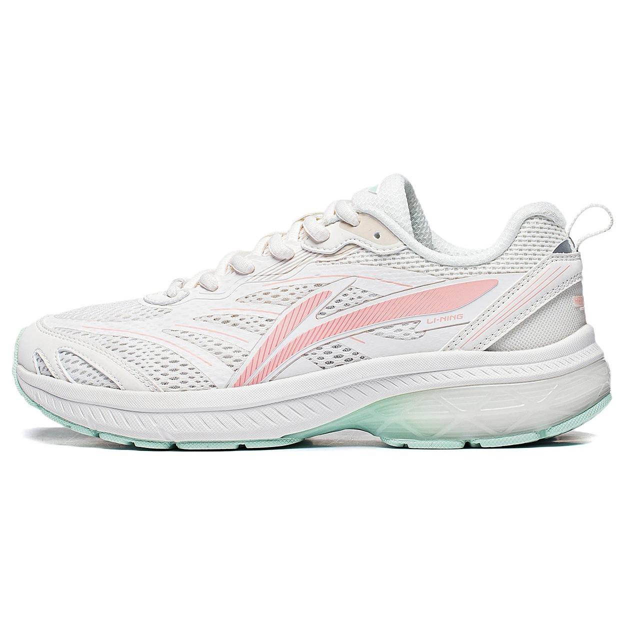 

LiNing Chandelier Anti Slip And Wear Resistant Breathable Low Top Running Shoes Women s White Cyan Pink 35