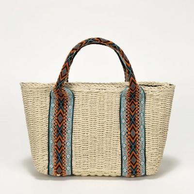 Rattan Lace Tote   Brown  Lala2b042s 