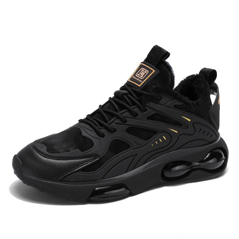 

Повседневная спортивная обувь для пар, теплая плюшевая хлопковая обувь для осени и зимы, мужская и женская модная обувь для улицы, легкая обувь для бега на мягкой подошве 45
