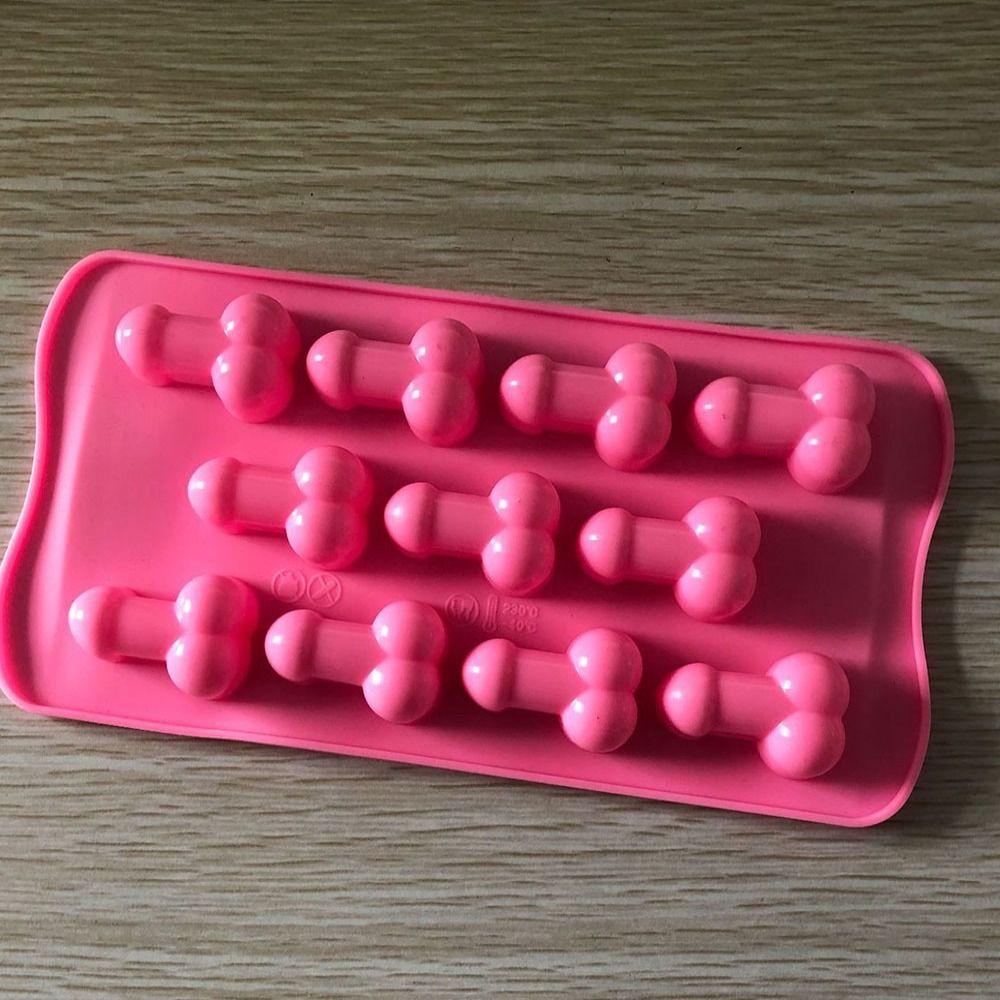 

1/2 шт., силиконовая форма для кубиков льда, 7,87*4*1 дюймов, форма для торта, простая забавная форма для шоколада, ресторан