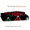 Christmas Theme Bedding Set 3D Printed Duvet Cover Set Skin-Friendly Single Double Size Christmas Decor Duvet Cover Set Gifts