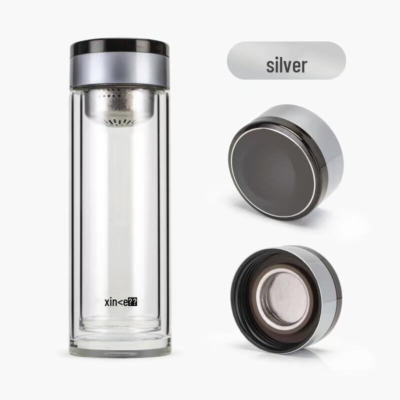 Xinke Double-Wall Glass Tea Infuser Bottle