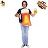 Carnival funny costumes beer festival clothes into men's and women's beer stage performance costumes
