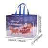 5PCS/Set Christmas Gift Bag 33x25x17cm Non-woven HandBag Multiple Styles Colors Decoration Christmas New Year Party Supplies ZYF