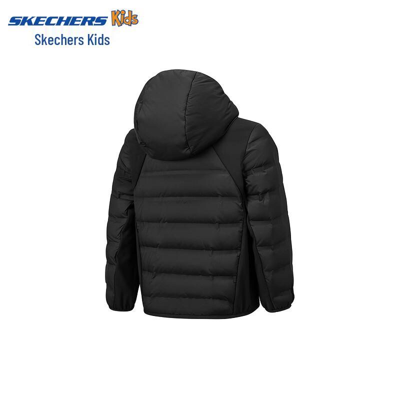 Skechers Unisex Kids' Stain-Resistant Hooded Down Jacket P425K045