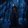 Halloween Costumes Cape Feather Collar Cape Halloween Costume Cape Halloween Cloak for Carnivals Party