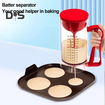 Pfannkuchenteigspender, BPA-frei, Cupcake-Teig-Trichter, Pfannkuchenmacher mit Messetikett, einfaches Ausgießen, Backzubehör