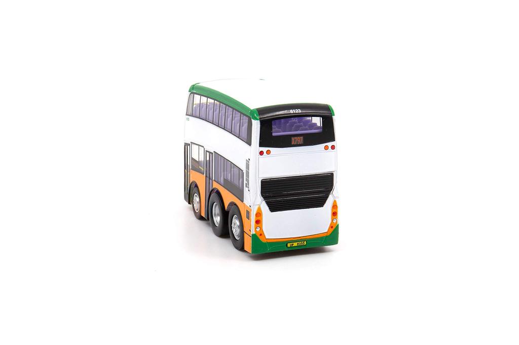 Tiny City Q Bus Hong Kong Double Decker Bus Enviro 500 MMC Facelift 12.8m White