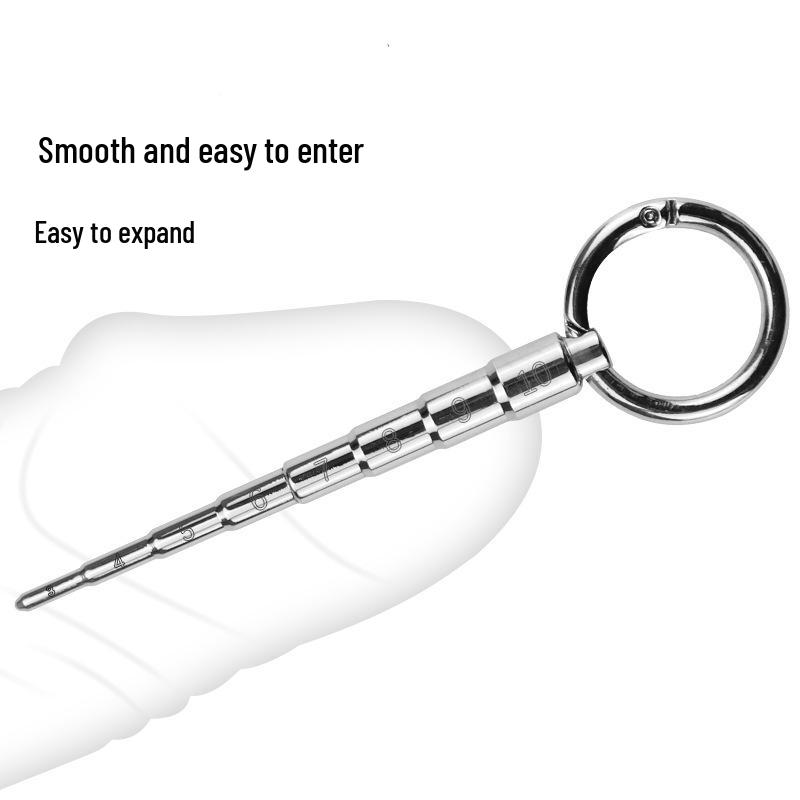 Stainless Steel Urethral Plug & Scale Dilator for Male Stimulation