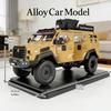 1:24 Säbelzahntiger gepanzertes Anti-Aufruhr Simulationsmodellauto Zinklegierung mit zu öffnenden Türen Hochgradig restaurierte Details Heim-Schreibtisch-Dekoration