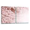 2x GLASS PROTECTIVE PLATE FOR STOVE 40x52 FLOWERS