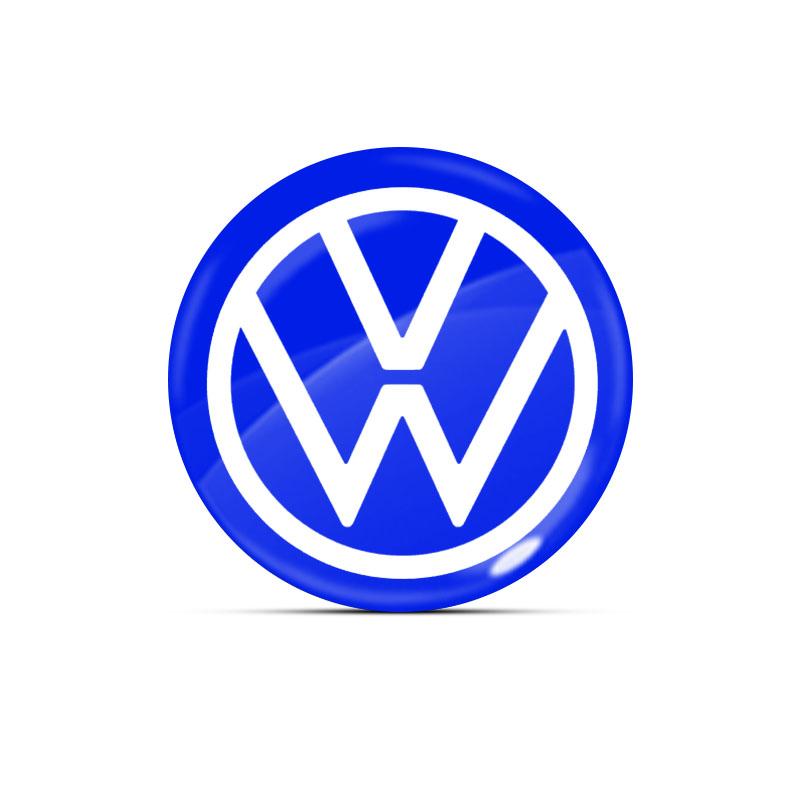 2026 Hot For Volkswagen VW 14mm Car Key Emblem Stickers Auto Control Key Logo Decals For Volkswagen Scirocco POLO Tiguan Passat