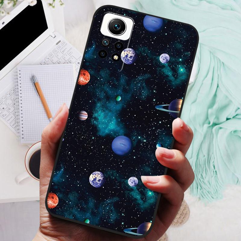 Cover For Redmi Note 12 Pro 4G Case Silicone Painted Soft Protective Black Coque For Xiaomi Redmi Note12 Pro 4G NFC Cartoon TPU
