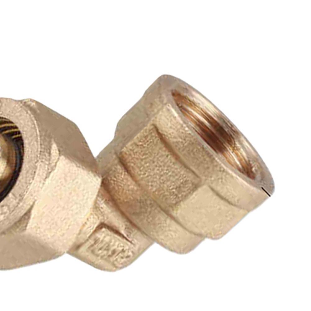 Threaded Elbow 1216 Pipe Fittings For Home Plumbing Yellow Indoor Outdoor Use Precise Fit Aluminum-plastic Material