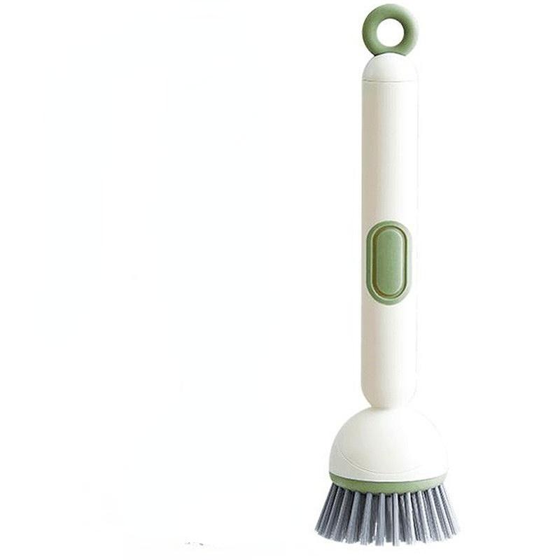 

Long handled liquid dishwashing brush, rotating brush head for deep cleaning in the kitchen