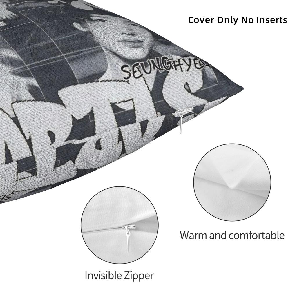 CORTIS Kpop Pillow Cover Cute Funny Pillow Case For Office Car Home Decor Square Pillowcases Gift
