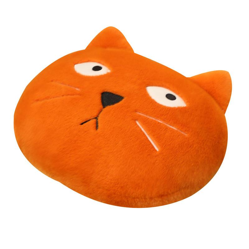 Cartoon Large Face Cat Cushion With Thick Filling For Office And Home Seating Comfort