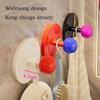 Stick on Wall Hooks Sticky Wall Hooks Cute Clothes Hanger Creative No Drill Bathroom Accessories Decorative Towel Rack for