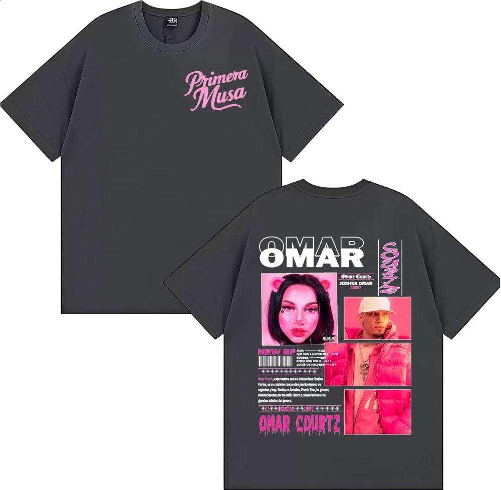 Omar Courtz Primera Musa Graphic T Shirt Men Women Clothing Hip Hop Fashion Tshirt Harajuku Casual Cotton Short Sleeve Tshirts