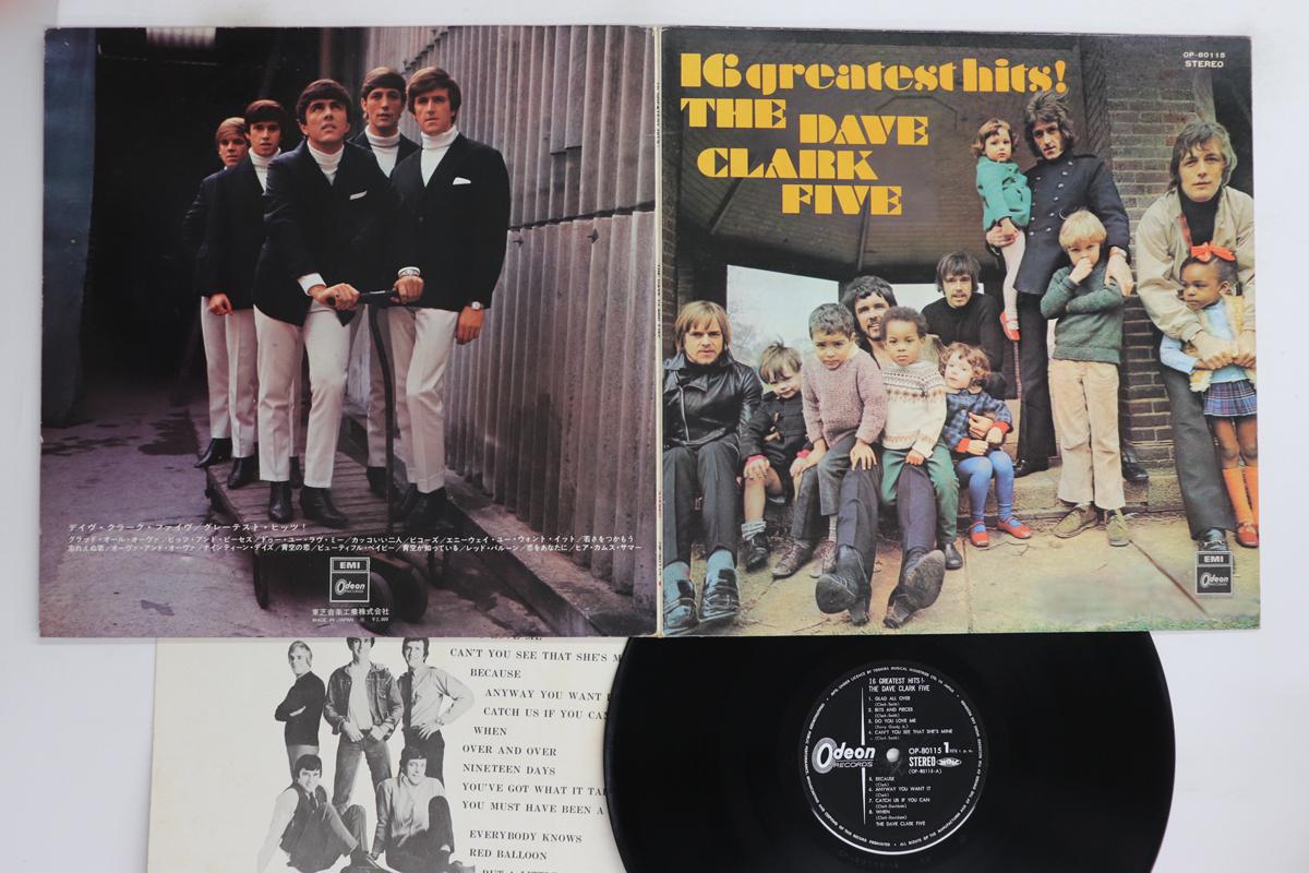 

LP Record DAVE CLARK FIVE - 16 Greatest Hits! OP80115 ODEON 1970 Japan Rock Used