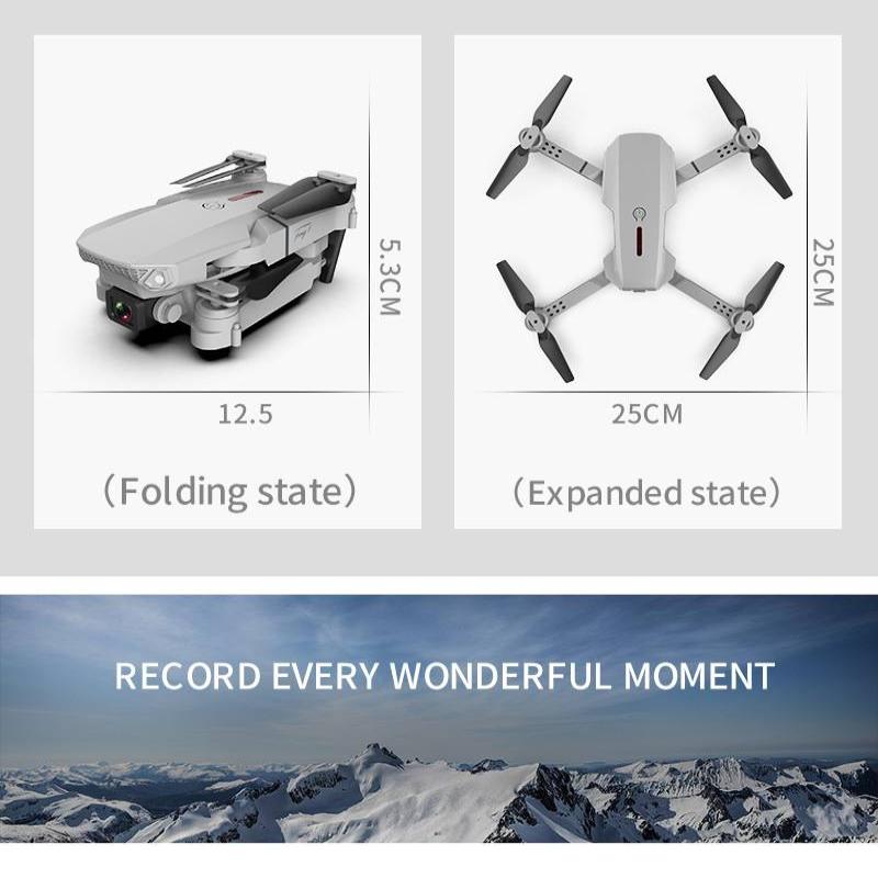 2026 E88 HD 4K RC Drone Met Groothoekcamera Opvouwbare Helikopter Quadcopter Vliegtuig Voor Kinderen