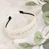 Handmade Headband Daily Headband Angel Shushu Frill Lace White