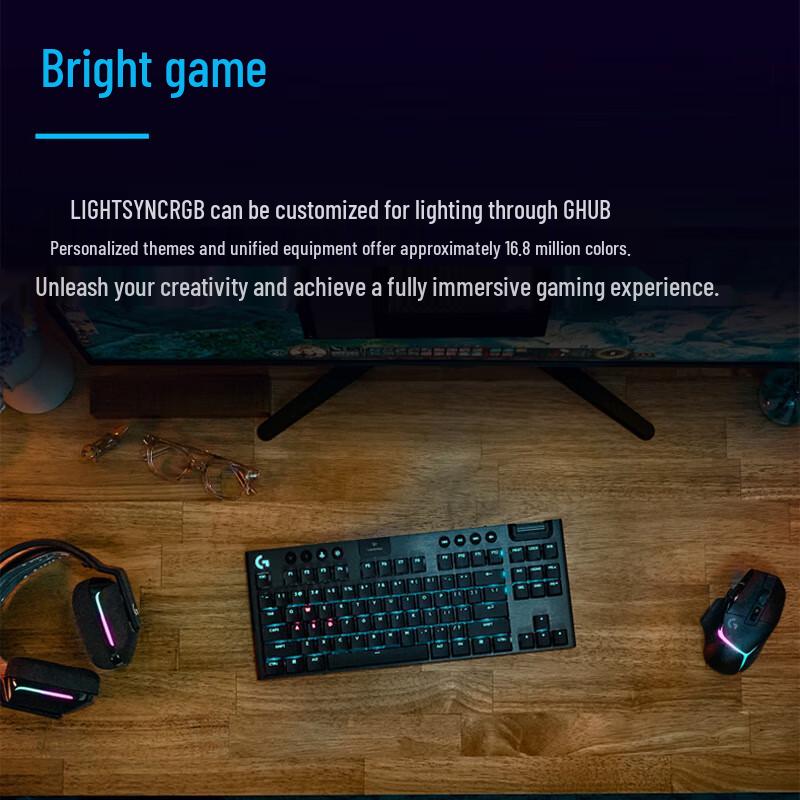 Logitech G915 X LIGHTSPEED TKL Low-Profile Wireless Gaming Keyboard