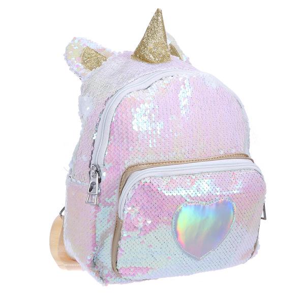 reversible sequin unicorn backpack