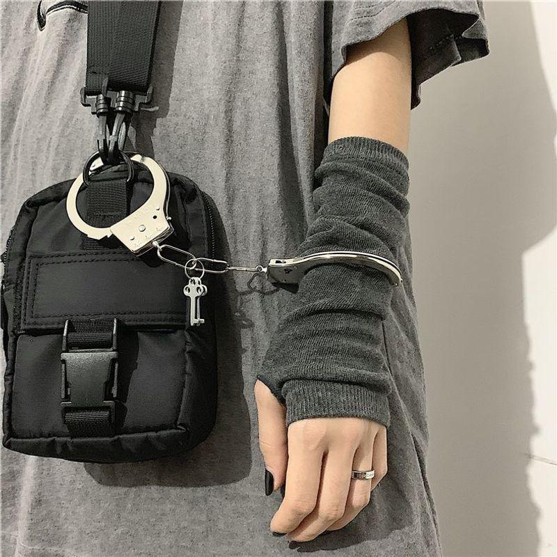 

INS Fall and Winter Harajuku Style Street Winter Heattech Gothic Oversleeves Subculture Oversleeve Y2g Half Soles Gloves Men and Women Fashion Grey