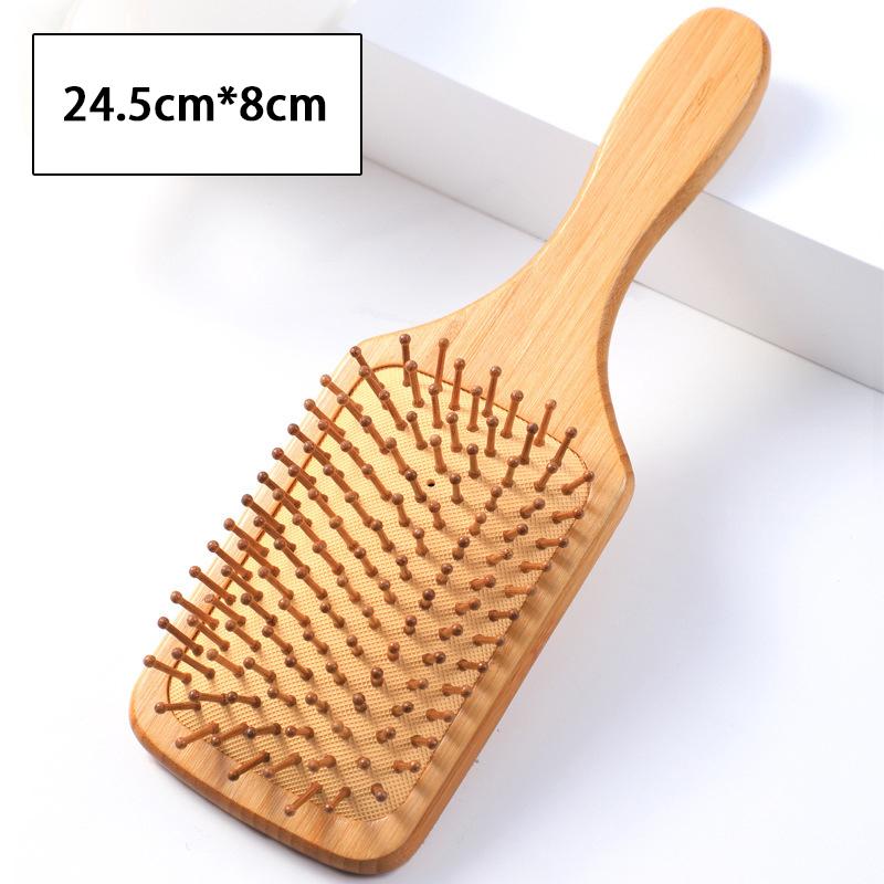 Wooden Cushion Hair Brush - Scalp Massage Comb For Home Use Cushion Comb