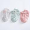 3 Pairs/lot Spring Baby Solid Color Cotton Socks Infant Floor Socks Children Girls Soft Anti-slip Boat Socks  0-5 Years